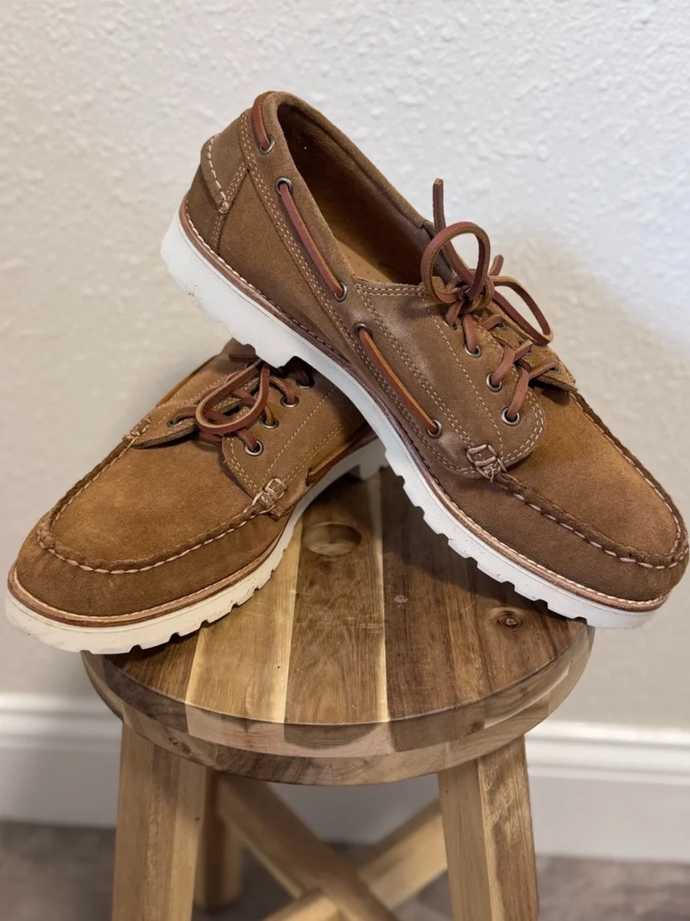G.H. Bass Ranger Camp Moc Suede Brown Shoes Men’s Size 12 New In Box NIB